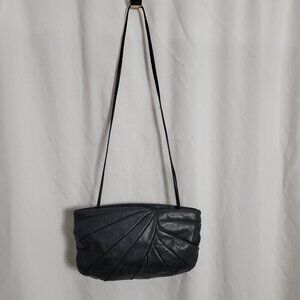 Crossbody Purse BRIE! Black Korea leather? shoulder retro classic timeless chic